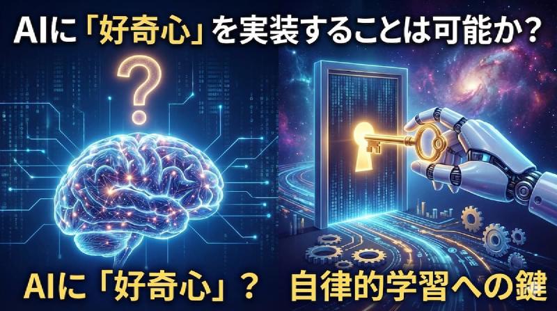 Featured image of post AIに「好奇心」を実装することは可能か？自律的学習への鍵