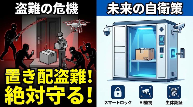 Featured image of post 置き配盗難から荷物を守る：Amazonセール時代の自衛策と未来の住宅設備