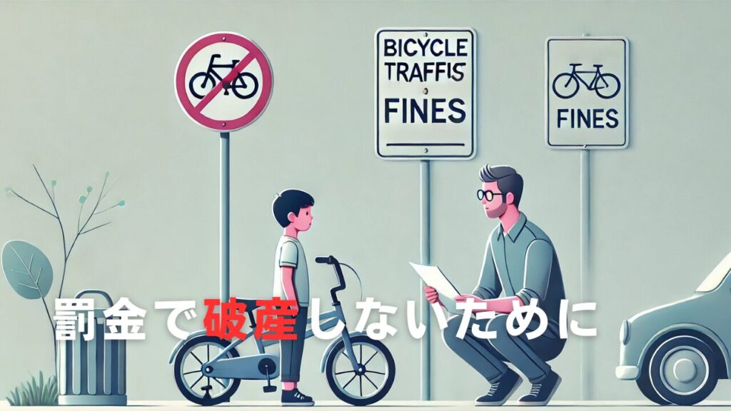 自転車の罰則金強化を子どもにわからせないと親が困る話